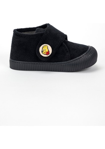 Çocuk Ev Ayakkabısı Siyah PN02