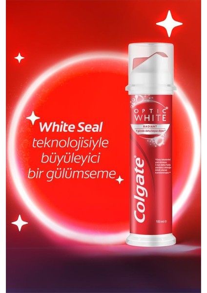 Optic White Radiant Pump Diş Macunu 100ML indirimleri