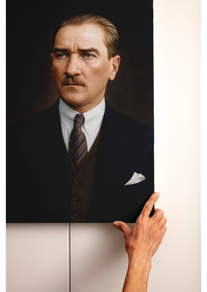4K Ultra Yüksek Kalite Mustafa Kemal Atatürk - Kanvas Tablo K3 fiyatları