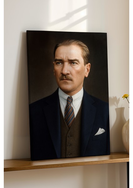 4K Ultra Yüksek Kalite Mustafa Kemal Atatürk - Kanvas Tablo K3 modelleri