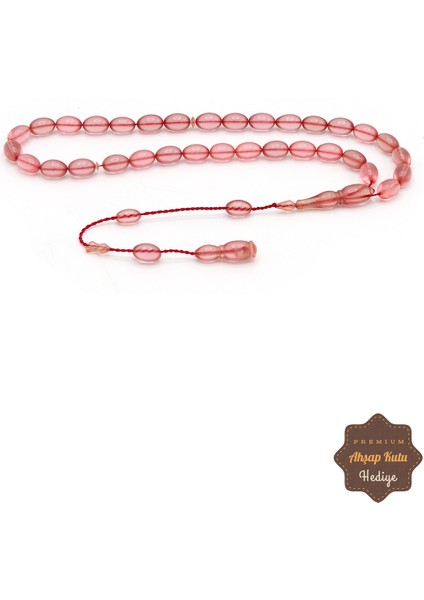 Gül Rengi Arpa Kesim Özel Sistem Ateş Kehribar Tesbih 201024764 fiyatları