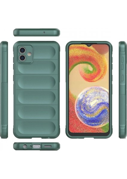 Samsung Galaxy A04E Kılıf Optimum Silikon - Koyu Yeşil modelleri