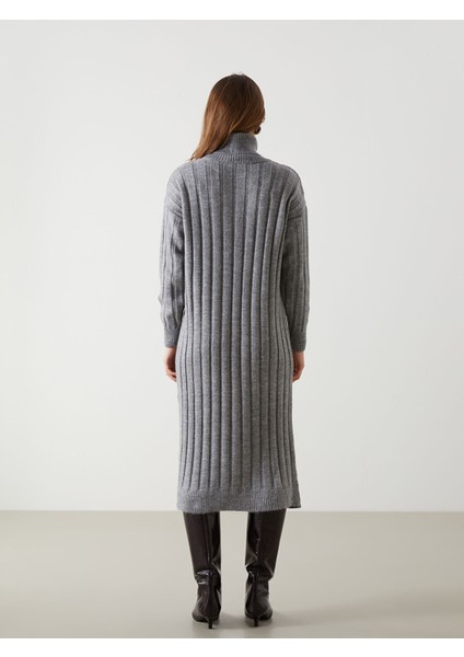 Yeni Sezon Balıkçı Yaka Kadın Triko Elbise fırsatları