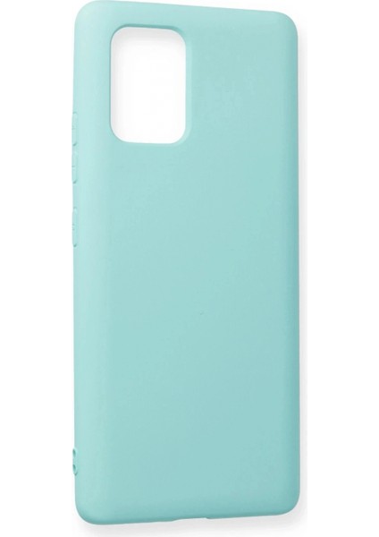 Samsung Galaxy A91 / S10 Lite Kılıf Nano Içi Kadife Silikon - Turkuaz fiyatları