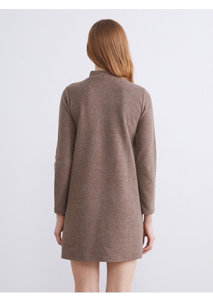 Yeni Sezon Yarım Balıkçı Yaka Mini Elbise fırsatları