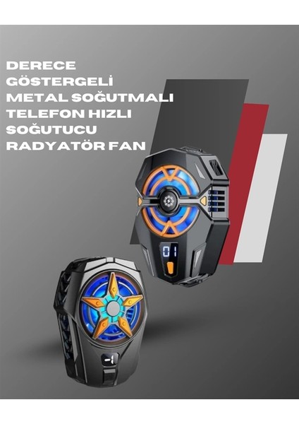Ergonomik Telefon Soğutucu – 2 Hız Ayarı, Hafif ve Taşınabilir