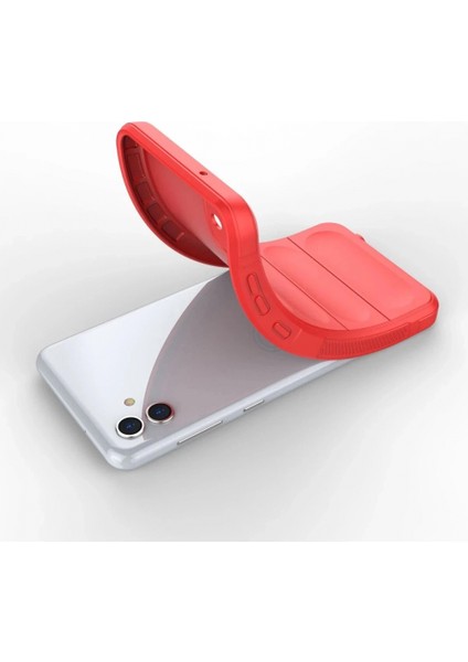 Samsung Galaxy A04E Kılıf Optimum Silikon - Kırmızı fırsatları