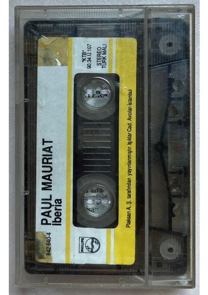 Paul Mauriat Iberia Kaset (Orijinal Dönem Kağıt Baskı Kaset) fiyatları