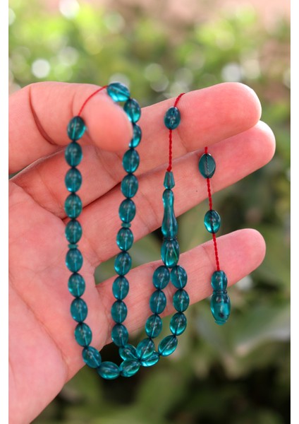 Su Mavisi Arpa Kesim Özel Sistem Ateş Kehribar Tesbih 201024760 fırsatları