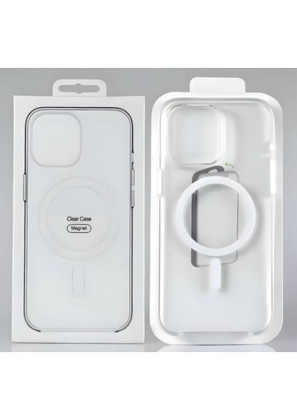 iPhone Uyumlu Animasyonlu Magsafe Şeffaf Slim Sararmayan Kılıf modelleri