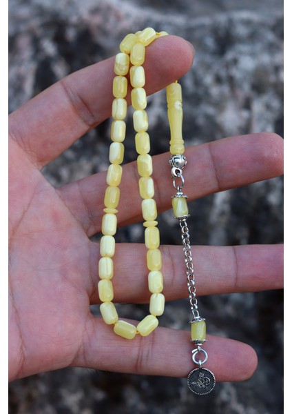 Sarı Küçük Kapsül Kesim Damla Benzetmesi Beyrut Toz Kehribar Tesbih 8x5 mm fırsatları