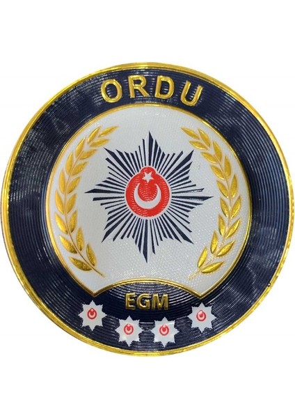 Ordu Polis Kol Arması 3D Plastik Tpu, Yeni Tip, Cırtlı, Standart Ölçü, 1.sınıf Kalite