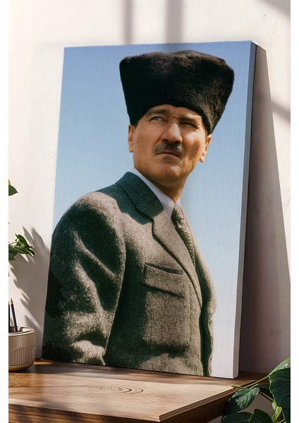 4K Ultra Yüksek Kalite Mustafa Kemal Atatürk - Kanvas Tablo K2