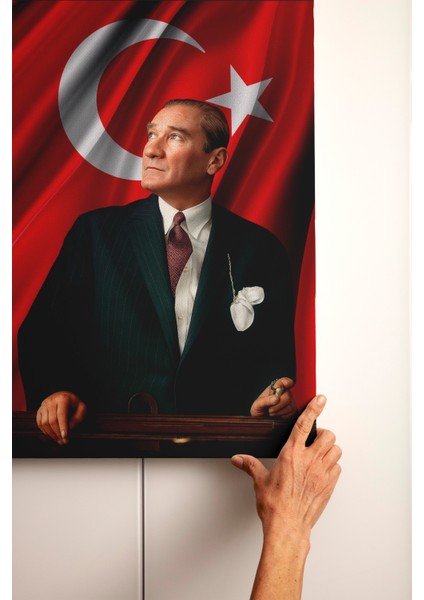 4K Ultra Yüksek Kalite Mustafa Kemal Atatürk - Kanvas Tablo K8 fiyatları