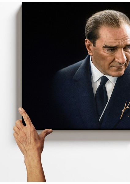 4K Ultra Yüksek Kalite Mustafa Kemal Atatürk - Kanvas Tablo K6 fiyatları