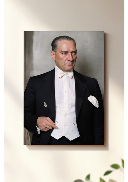 4K Ultra Yüksek Kalite Mustafa Kemal Atatürk - Kanvas Tablo K4