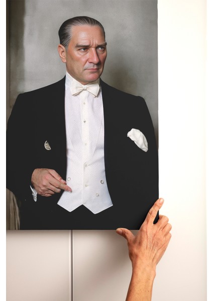 4K Ultra Yüksek Kalite Mustafa Kemal Atatürk - Kanvas Tablo K4 fiyatları