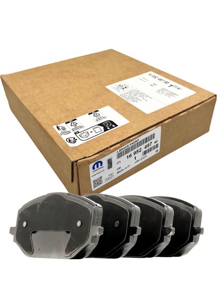 Ön Fren Balatası 1647880280 / Berlingo C5 Aircross 308 408 508 Partner