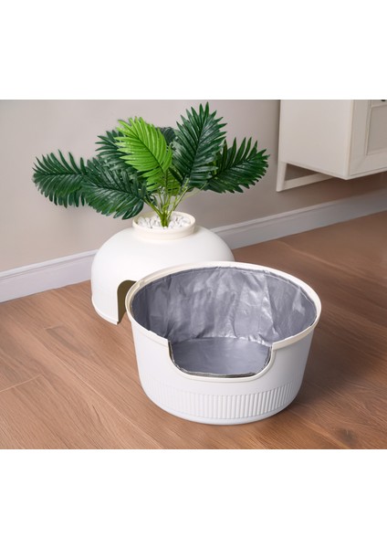 Dekoratif Kedi Tuvaleti Torbası