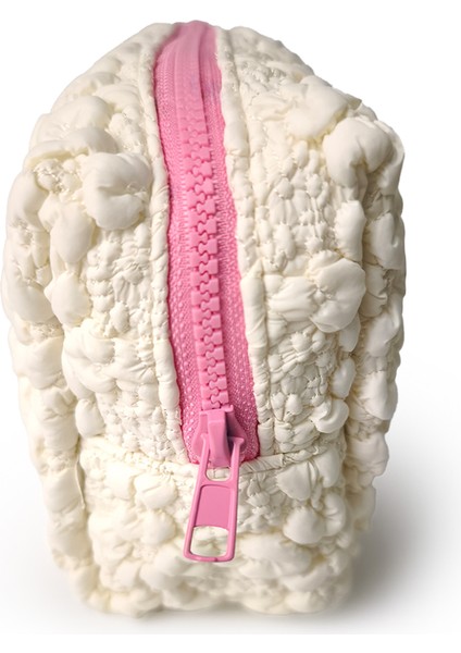 Ekru Renk Dikdörtgen Makyaj Çantası fırsatları