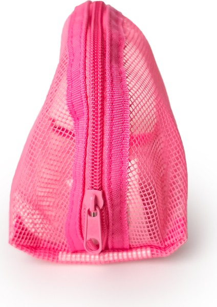 Örgü Makyaj Çantası Pembe fırsatları