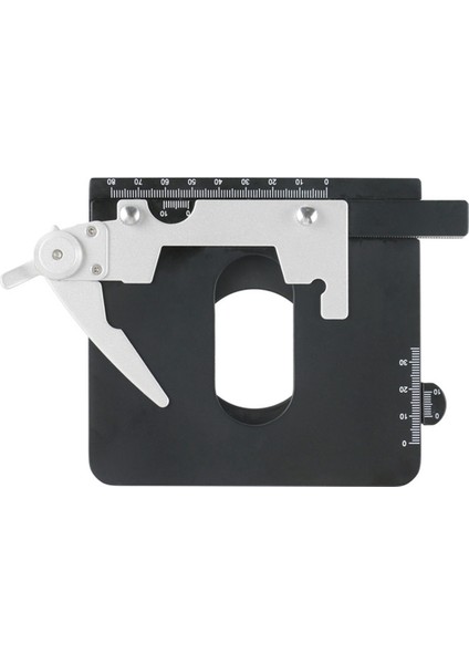 Biyolojik Mikroskop Slayt Örneği Için Ölçeğe Sahip Xy Ekseni Metal Mekanik Aşama Mobil Platform Hareketli Kelepçe (Yurt Dışından)