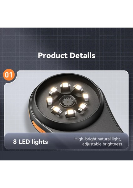 2.0inch IPS Hd Ekran Dijital El Mikroskobu 1080P 500X Büyüteçli Cam ve 8 LED Siyah Video Mikroskobu (Yurt Dışından) modelleri