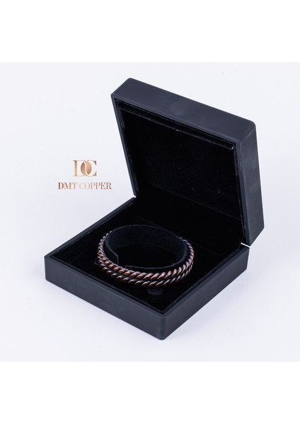 Dmt Copper El Yapımı Şık Tasarım Kalın Dövülmüş Saf Bakır Bilezik Bakır Takı Bilekliği Işıklı Kutulu fiyatları