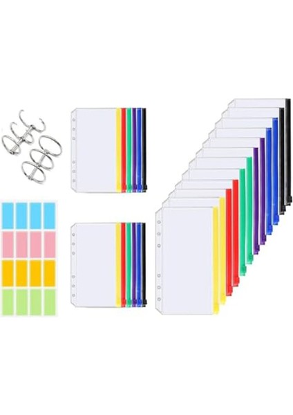 A6 Boyutu Su Geçirmez Pvc Kese Yuvarlak Örgü Şiş Keseleri B (Yurt Dışından)