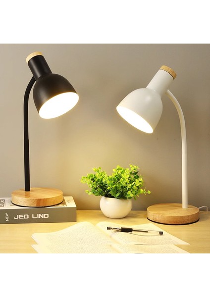 Iskandinav Modern Basit Yatak Odası Başucu Lambası Öğrenci Yurdu Yatakhane Masası Makaron Çalışma Gözü Koruması Masif Ahşap Masa Lambaları (Yurt Dışından) fiyatları