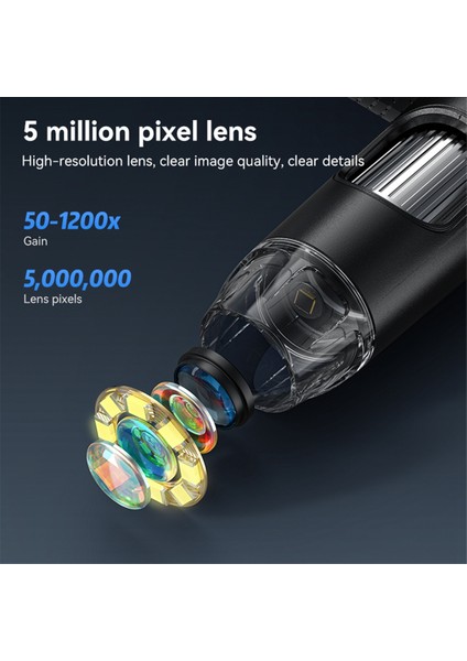 IPS Dijital Para Mikroskobu 5mp 1200X Ultra-Basırıcı Odaklama Kamera 1080P Video Mikroskobu 8 Para Devresi Için LED Işıklar (Yurt Dışından) indirimleri