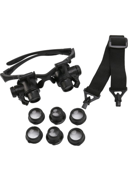 Izle Araçlar Izle Onarım Aracı Kiti Kafa LED Işıkları ile Büyüteç Giyen 10X 15X 20X 25X Loupe Izle Onarım Büyüteç Aracı (Yurt Dışından)
