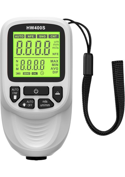 Dijital Araba Boya Kalınlığı Göstergesi HW400S Kaplama Kalınlık Metre Otomotiv Kaplama Ölçüm Cihazı Beyaz (Yurt Dışından) fiyatları