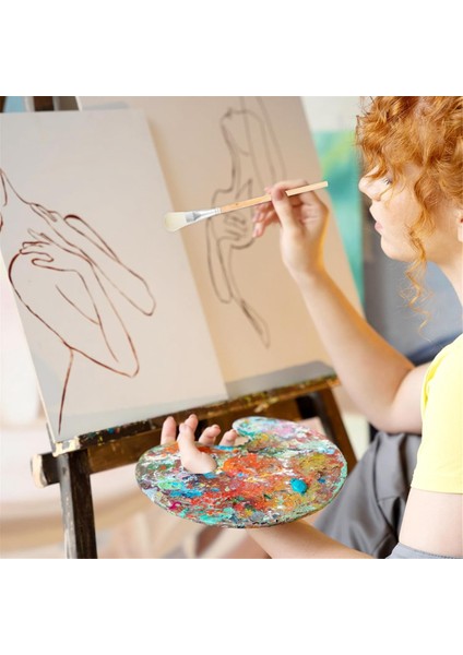 Akrilik Boyama Için Mop Fırçası, Çeşitli Boyutlarda Boya Fırçası Seti 12 Adet (Yurt Dışından) fırsatları