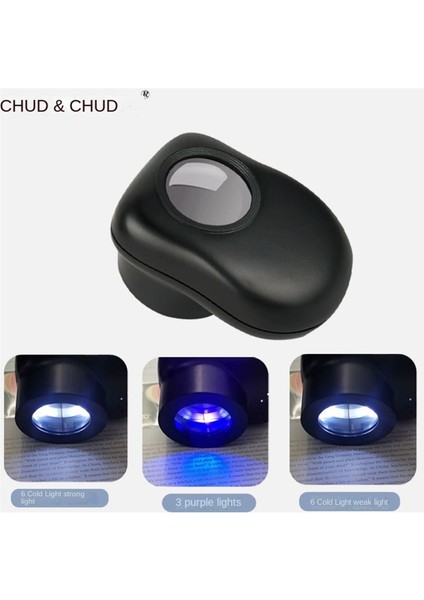 Parlak LED Işıkları (3 Mod) ile Çift Cam Lens Büyüteç, El Tipi Kuyumcular Jeton Pulları Için Cam Büyüteç (Yurt Dışından) indirimleri