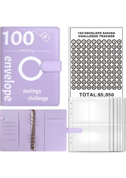 100 Zarf Para Biriktirme Mücadelesi Klasörü, (Yurt Dışından)