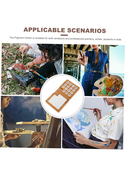 2 Adet Kutu Boya Kutusu Ahşap Boya Paleti Boya Paleti Tepsisi (Yurt Dışından) fiyatları