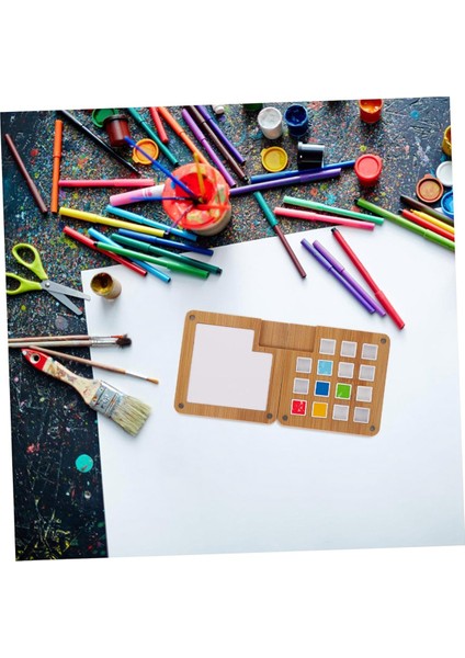 2 Adet Kutu Boya Kutusu Ahşap Boya Paleti Boya Paleti Tepsisi (Yurt Dışından) modelleri