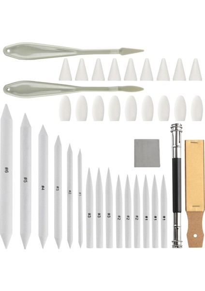 Sanatçılar Için 40 Adet Eskiz Çizim Araçları Karıştırma Çubukları (Yurt Dışından)