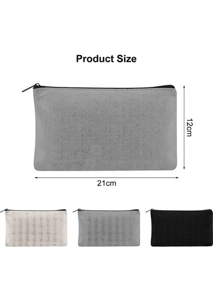 21 Adet Dıy Fermuarlı Boş Kumaş Kalem Kutusu, Makyaj Çantası (Yurt Dışından) modelleri