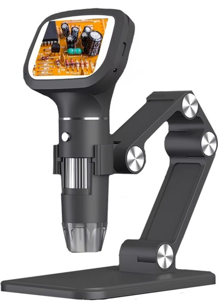 Yükseltme 2.4 Inç Dijital Mikroskop 1600X Büyütme Madeni Para Mikroskobu 8 LED ile Onarım Için Mikroskop (Yurt Dışından)