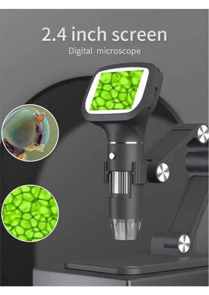 Yükseltme 2.4 Inç Dijital Mikroskop 1600X Büyütme Madeni Para Mikroskobu 8 LED ile Onarım Için Mikroskop (Yurt Dışından) fırsatları