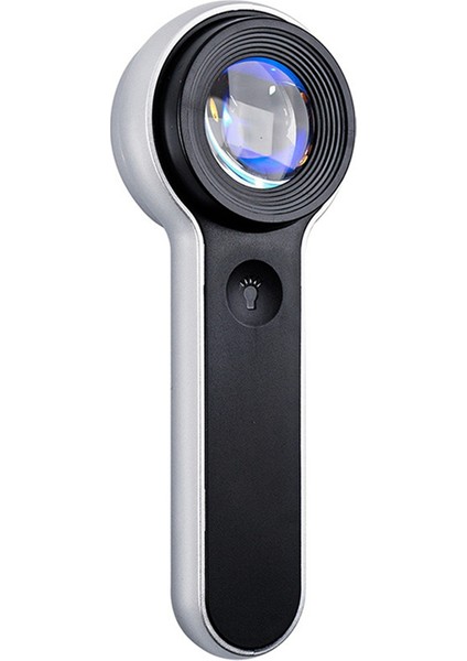 Mücevher Okuması Için LED Işık, Beyaz ve Mor Büyüteç ile 60 Kat Hd Taşınabilir USB Şarjı (Yurt Dışından)