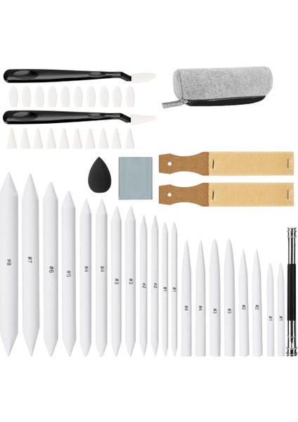 48 Parça Eskiz Çizim Araçları, 20 Karıştırma Kütüğü Seti (Yurt Dışından)