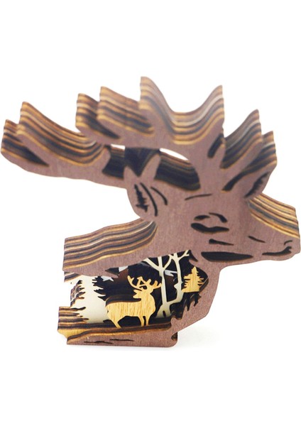 Noel Masa Süslemeleri Ahşap Masa Dekorları (Yurt Dışından) fiyatları