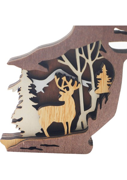 Noel Masa Süslemeleri Ahşap Masa Dekorları (Yurt Dışından) fırsatları