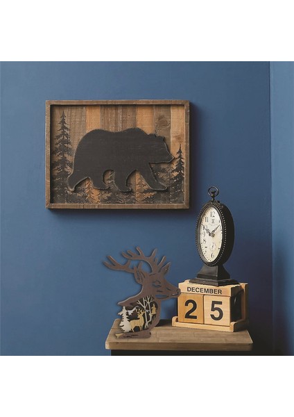 Noel Masa Süslemeleri Ahşap Masa Dekorları (Yurt Dışından) indirimleri