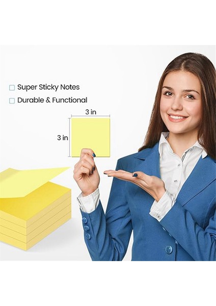 Toplam 1.600 Yapışkan Notlu 16 Kitap, Kendinden Yapışkanlı Yapışkan Notlar (Yurt Dışından) modelleri