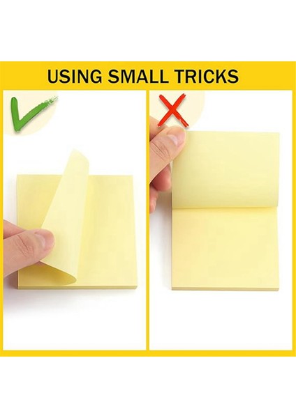 Toplam 1.600 Yapışkan Notlu 16 Kitap, Kendinden Yapışkanlı Yapışkan Notlar (Yurt Dışından) indirimleri