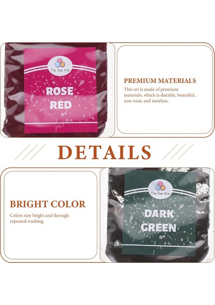 24 Paket 24 Renk Kalıcı Tie Dye Pigment Tozu (Yurt Dışından) modelleri